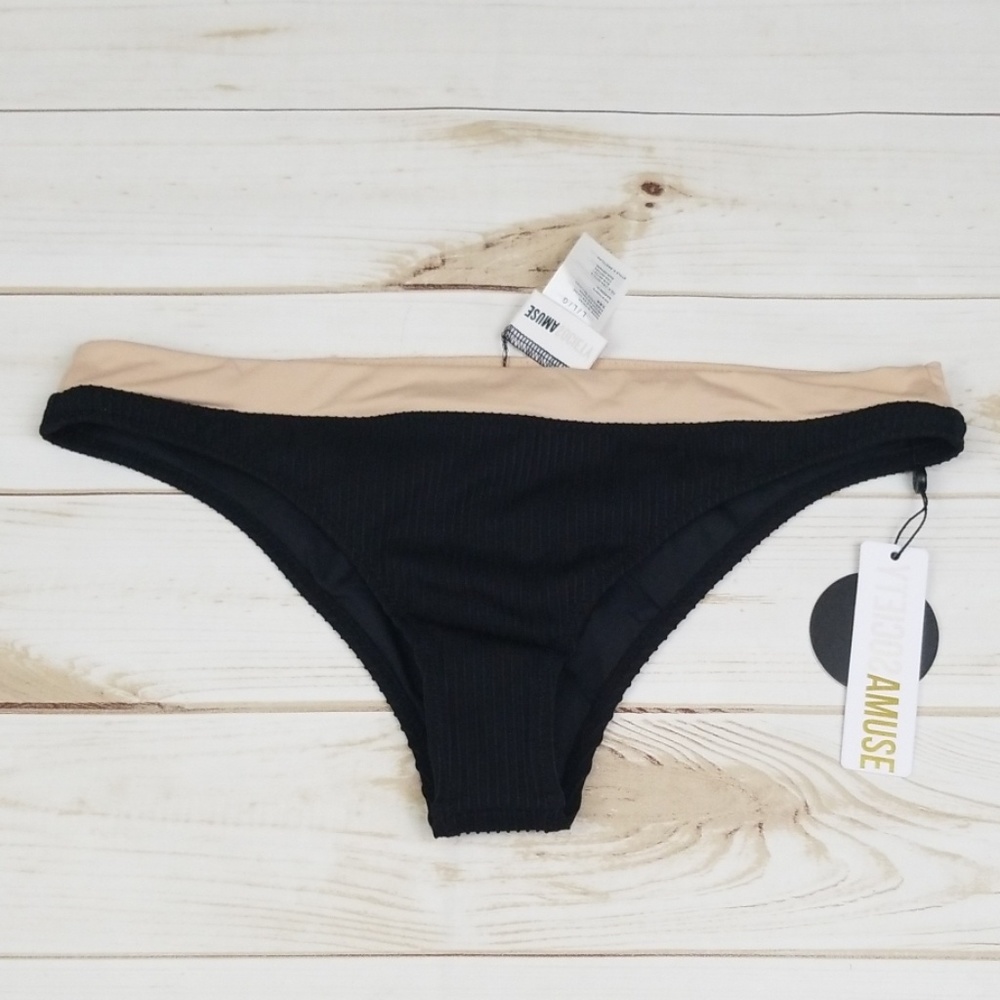 Amuse society bikini bottom large nwt
